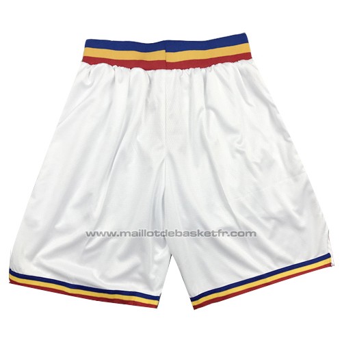 Short Golden State Warriors Hardwood Classics 2019-20 Blanc